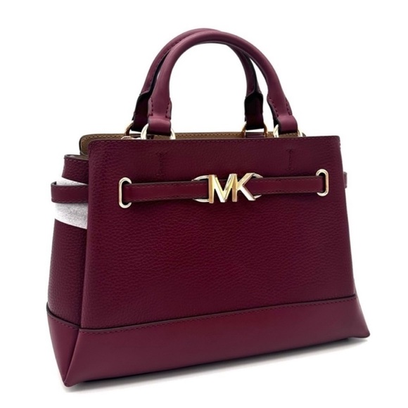 Michael Kors Reed Small Satchel Crossbody
Bag Dark Cherry - Picture 3 of 13